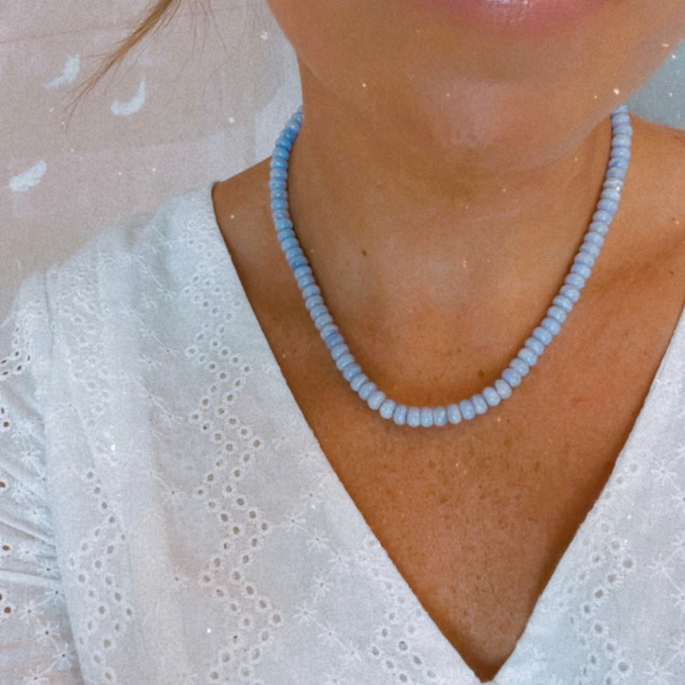 Purple Agate Candy Necklace