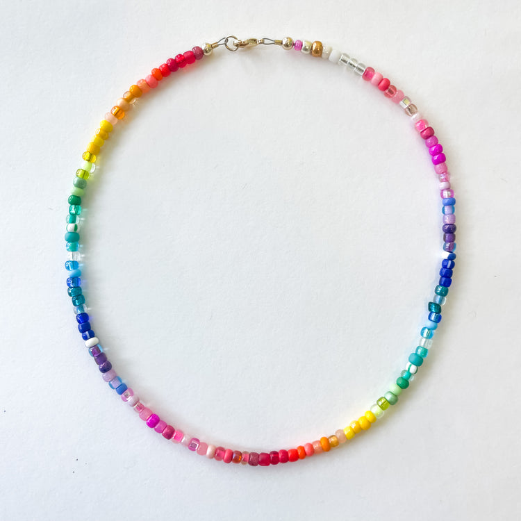 Noelle Rainbow Choker Necklace