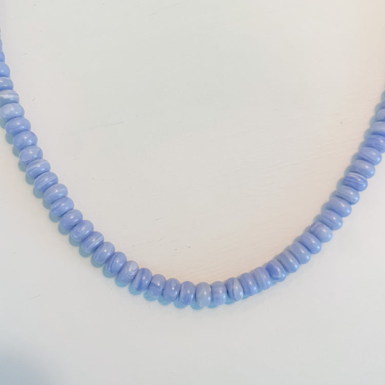 Purple Agate Candy Necklace