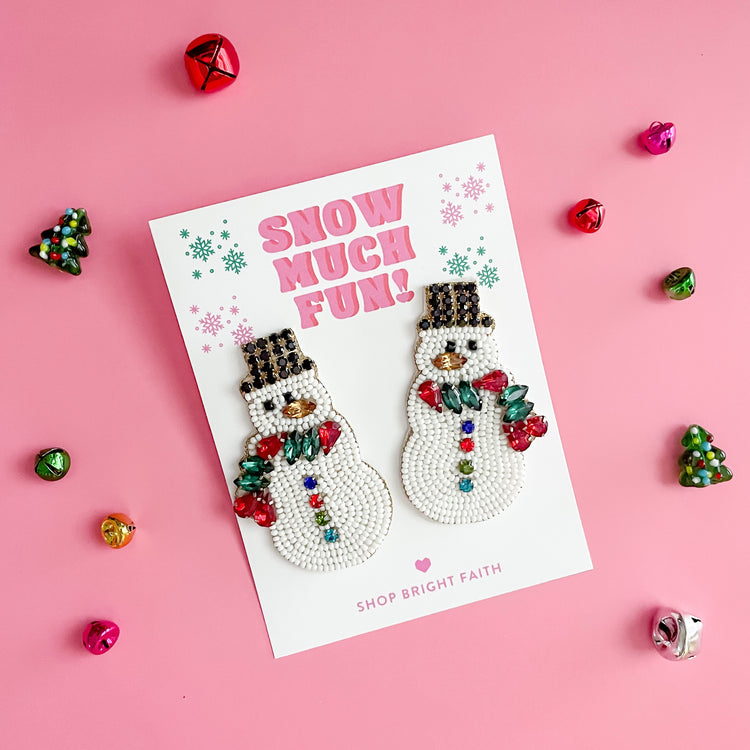 SNOW MUCH FUN EARRINGS