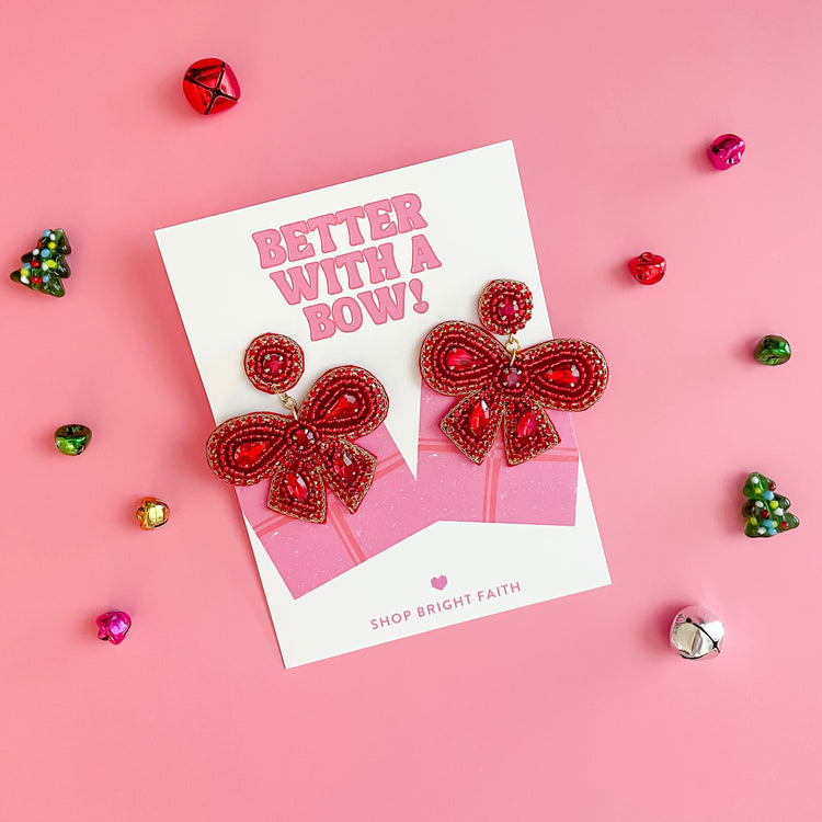 Better with a Bow Earrings