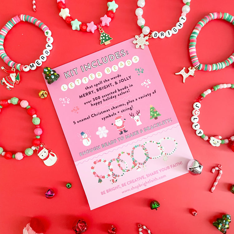 BRIGHT FAITH DIY CHRISTMAS BRACELET KIT