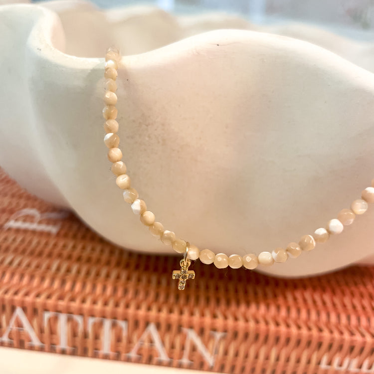 Stella Cross Choker Necklace