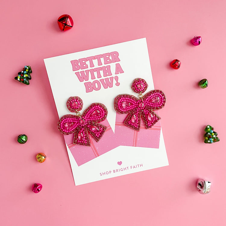 Better with a Bow Earrings