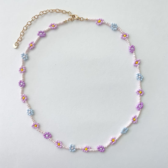 Beaded Flower Daisy Necklace Belly Chain Seed Bead Necklace Handmade Choker  Indie Boho Minimalist Daisy Chain Summer - Etsy