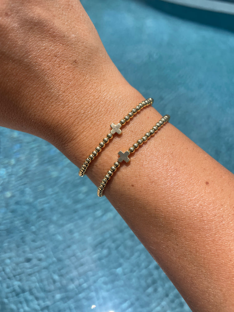 Gold Filled Prayer Partner Cross Bracelet SHOP BRIGHT FAITH